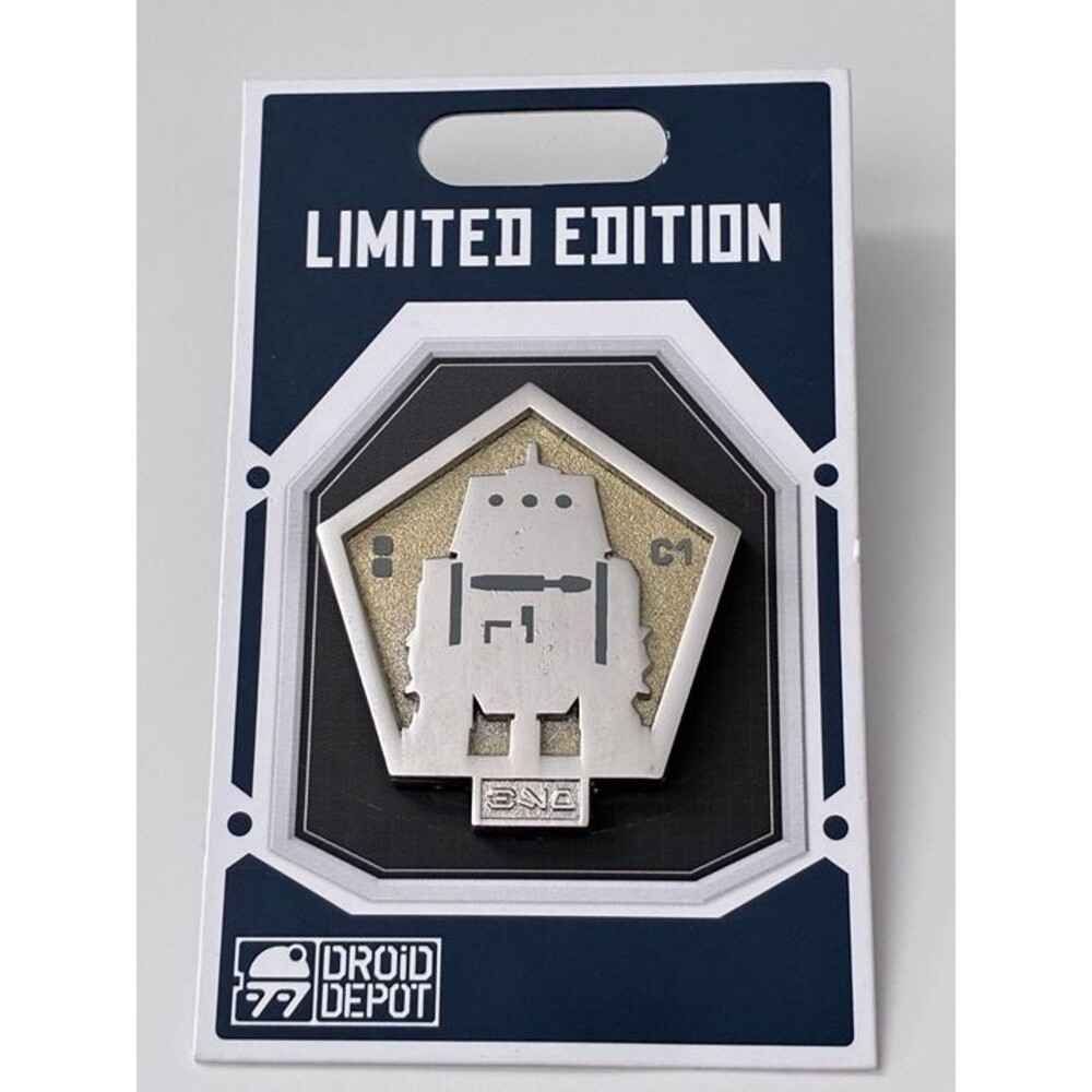 Disney Star Wars Pin Droid Depot C1 Chopper Limited Edition on Card!